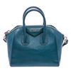 Image 1 : Givenchy Blue Grained Leather Mini Antigona Tote Bag