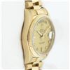 Image 4 : Rolex Mens 18K Yellow Gold Presidential With Factory Diamond Dial With Rolex Box
