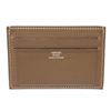 Image 1 : Hermes Brown Leather Citizen Cardholder Wallet