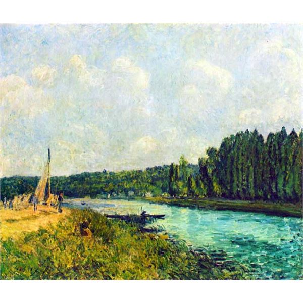 Alfred Sisley - The Banks of the Oise