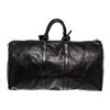 Image 1 : Louis Vuitton Black Leather Keepall 55cm Travel Bag