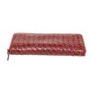 Image 4 : Bottega Veneta Red Leather Zippy Wallet