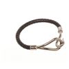 Image 3 : Hermes Black Jumbo Hook Cord Bracelet