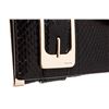 Image 5 : Gucci Black Snakeskin Romy Long Clutch