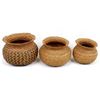 Image 7 : 3 Tarahumara Finely Woven Baskets