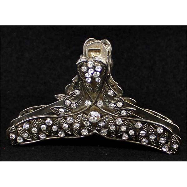 Vintage Rhinestone Hair Claw Clip
