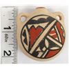 Image 8 : Native American Miniature Laguna Pottery Canteen