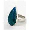 Image 1 : Sterling Silver Chrysocolla Ring, Size 7.5