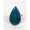 Image 2 : Sterling Silver Chrysocolla Ring, Size 7.5