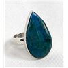 Image 4 : Sterling Silver Chrysocolla Ring, Size 7.5
