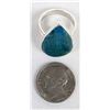 Image 9 : Sterling Silver Chrysocolla Ring, Size 7.5