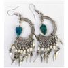 Image 4 : Peruvian Chrysocolla Earrings