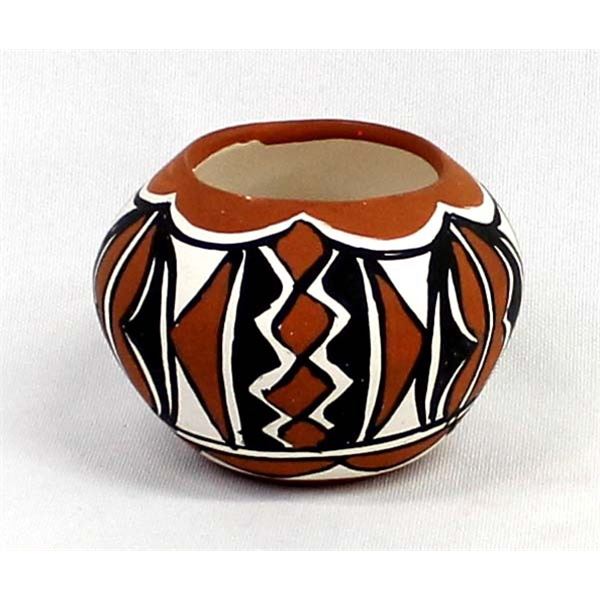 Isleta Pueblo Pottery Bowl by Mary P. Jojola