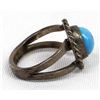 Image 5 : Navajo Old Pawn Sterling Turquoise Ring, Size 9