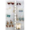 Image 10 : 10 Pairs of Assorted Costume Jewelry Earrings