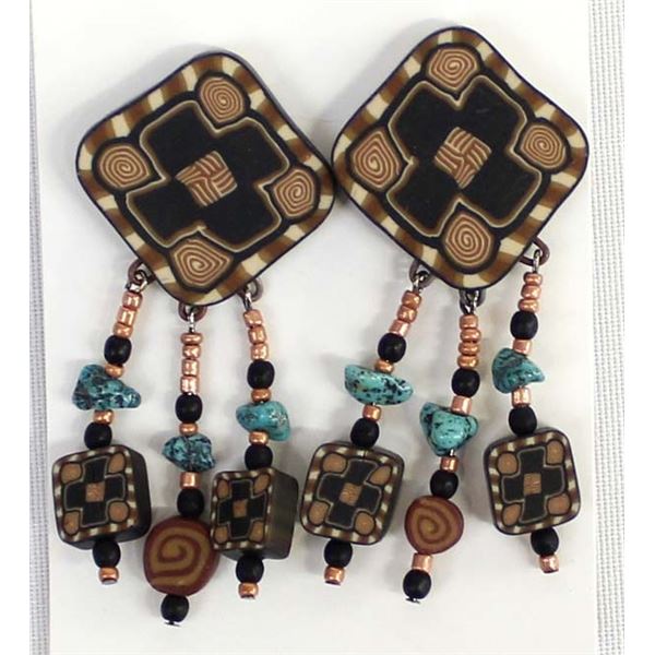 Peg Gerard Polymer Clay Earrings
