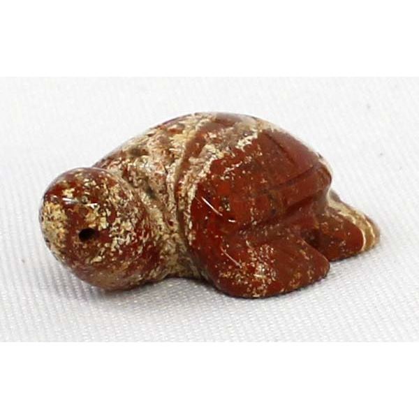 Hand Carved Jasper Sea Turtle