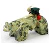 Image 1 : Zuni Serpentine Bear Fetish