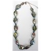 Image 5 : Faceted Iridescent Bead and Abalone Bead Necklace