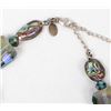 Image 6 : Faceted Iridescent Bead and Abalone Bead Necklace