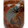 Image 2 : Mexican Sgraffito Sailfish Pottery Vase