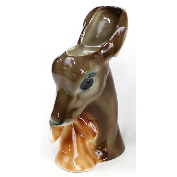 Royal Copley Ceramic Pottery Doe and Fawn Vase