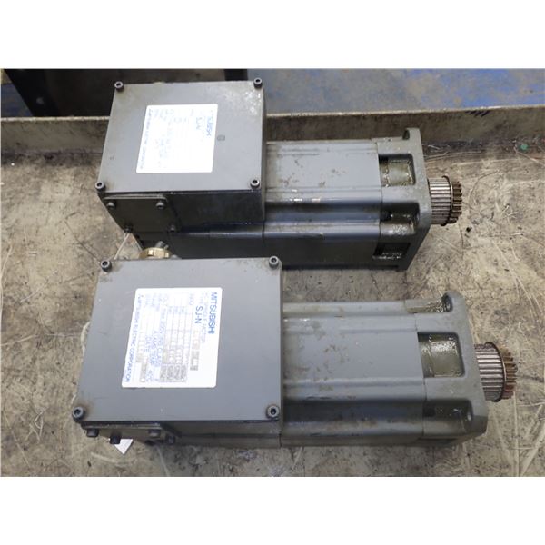 (2) Mitsubishi #SJ-N1.5 AM AC Spindle Motors