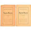Image 1 : (2) Copies of "Life & Adventures of Sam Bass"