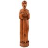 Image 1 : Carved Wood "Friar" Statue 5 Feet Tall
