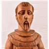 Image 2 : Carved Wood "Friar" Statue 5 Feet Tall