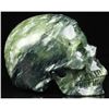 Image 3 : Large Size Carved Jade Skeleton Skull