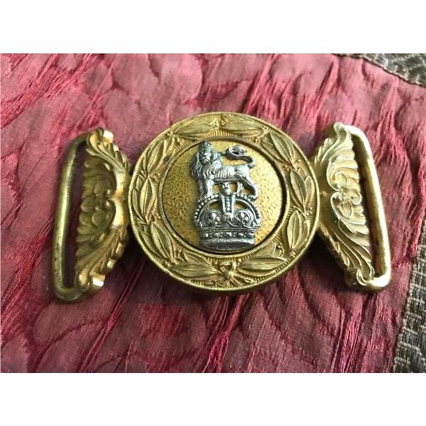 Victorian British Officer's Dress Military Belt Buckle