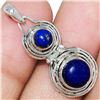 Image 1 : Modern Lapis Sterling Silver Pendant