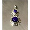 Image 2 : Modern Lapis Sterling Silver Pendant
