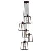 Image 2 : Modern Industrial Multi Light Adjustable Pendant Fixture