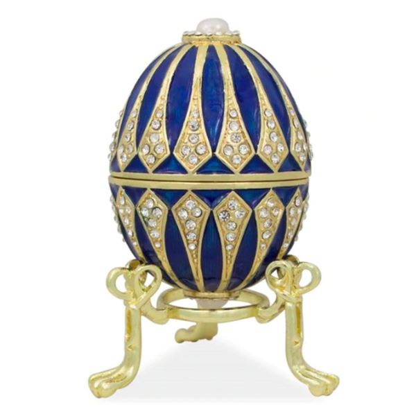 Royal Russian Trinket Jewel Box Egg