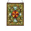 Image 3 : Multi Color Stained Art Glass Hanging Window Panel