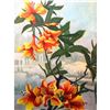Image 1 : 1920's Azalea Color Lithograph Print