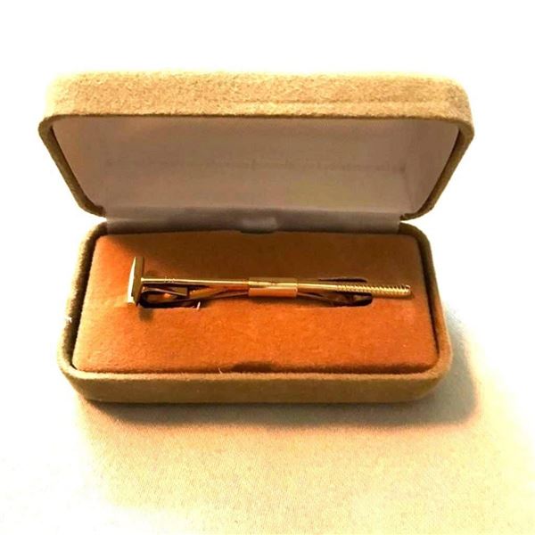 Vintage Gold Polo Mallet Tie Clasp