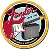 Image 1 : Fender Guitars Amplifiers Metal Pub Bar Sign