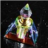Image 2 : Egyptian Style Glass Pyramid Perfume Bottle