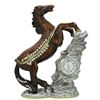 Image 1 : Leaping Stallion Horse Clock, Trinket Jewel Box