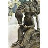 Image 3 : Style of Remington, Resting Cowboy Bronze Sculpture