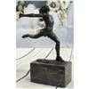 Image 1 : Track Runner Olympian Bronze Sculpture