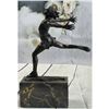 Image 2 : Track Runner Olympian Bronze Sculpture