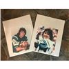 Image 1 : Pair of Color Photographs, Football, Joe Namath
