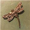 Image 3 : Large Crystal Dragonfly Brooch Pin