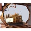 Image 2 : Neoclassical Style Black Gilt Octagon Beveled Mirror