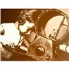 Image 1 : 1929 Radio Listener Sepia Photo Print