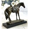 Image 2 : Signed Bronze Horse Sculpture